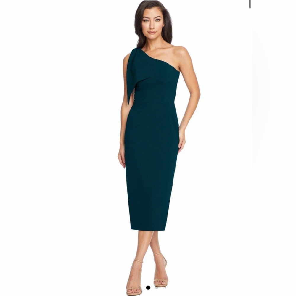 Dress The Population Tiffany Dress in Pine Green Size XS